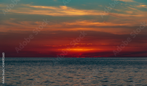 Tramonto infuocato
