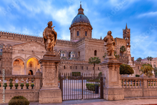 Palermo Cathedral. Sicily. © pillerss