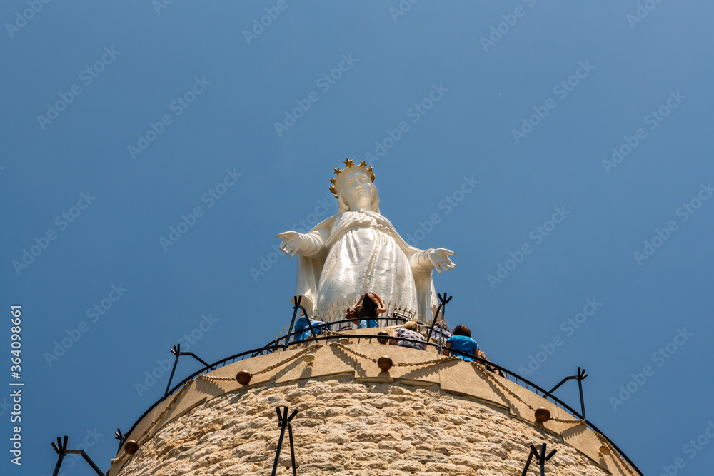 Obraz premium The Shrine of Our Lady of Lebanon is a Marian shrine and a pilgrimage site in Lebanon