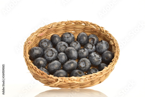 Wallpaper Mural Ripe juicy organic blueberries, close-up, isolated on white. Torontodigital.ca