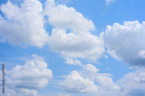 Fototapeta Naklejka Na Ścianę i Meble -  summer clouds on the blue sky