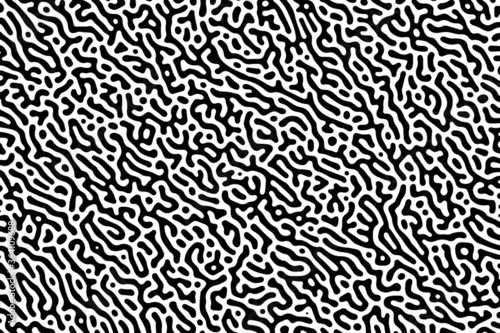 Diffusion reaction seamless vector pattern.