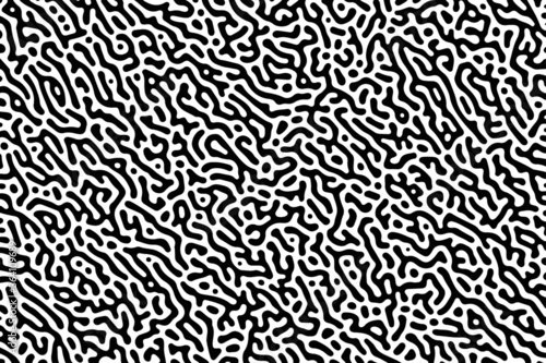 Diffusion reaction seamless vector pattern.