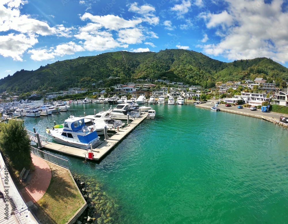 boats in the bay