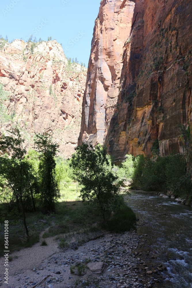 Obraz premium scenic Trails in Zion National Park, Utah
