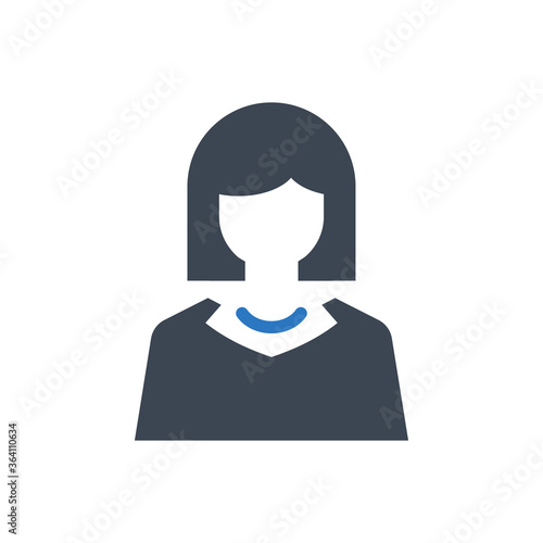 Businesswomen Icon. female, women (vector illustration)