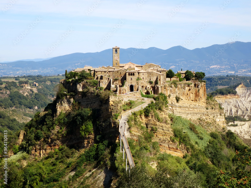 Panorama of Civita di Bagnoregio: The Jewel on the Hill in ITALY