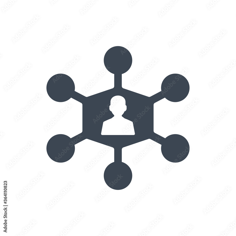 Social Link Icon. social media, network, communication (vector illustration) Social Link Icon. social media, network, communication (vector illustration)