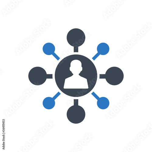 Affiliate Marketing Icon. marketing, viral, social media (vector illustration)