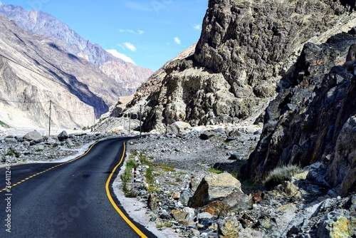 road in mountains