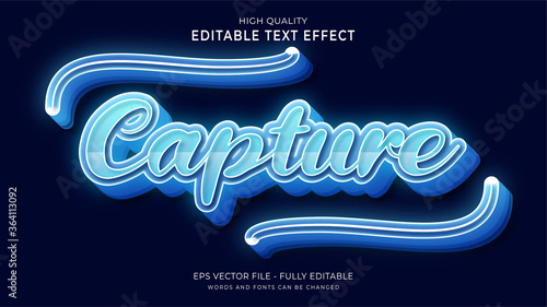 capture text style effect