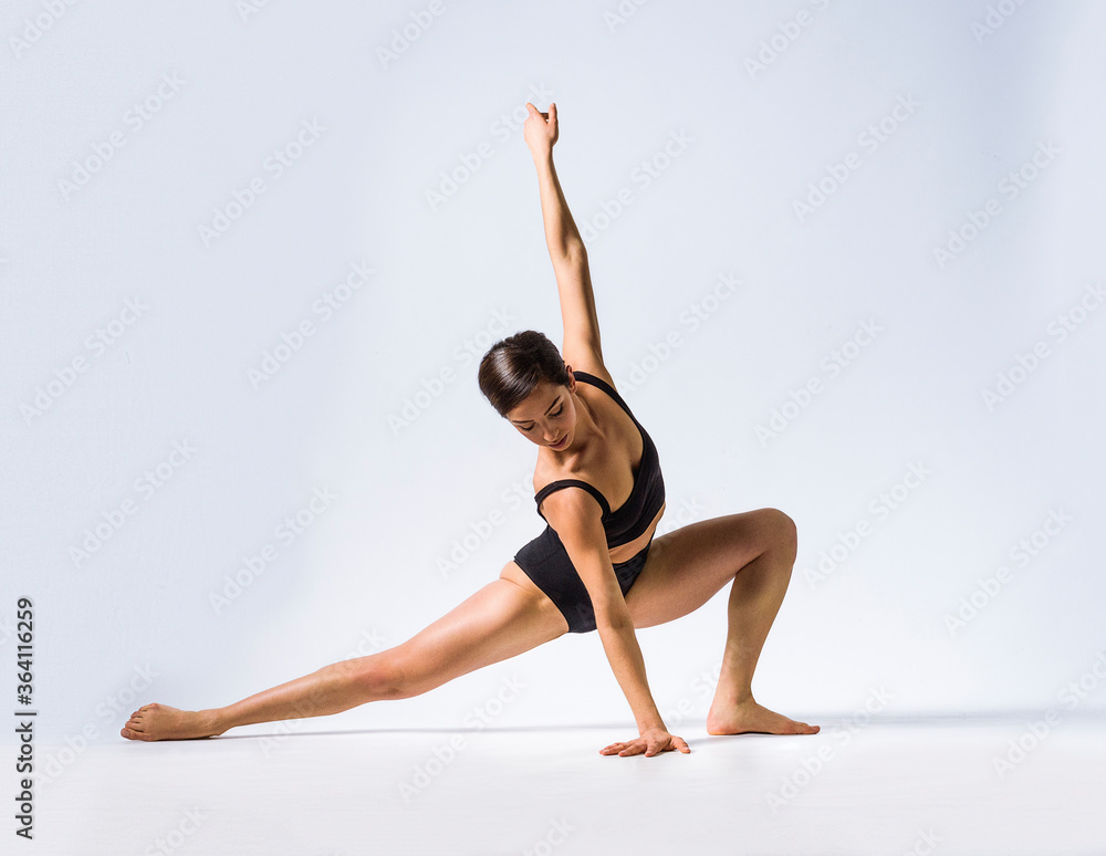 Dancer in studio Dancer in studio