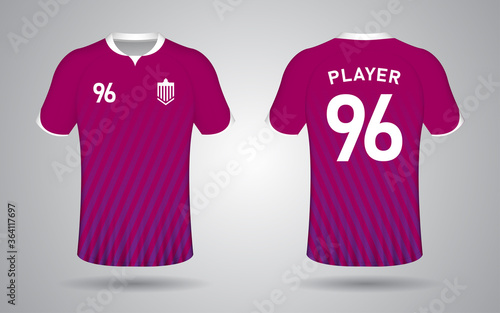 modern football jersey template