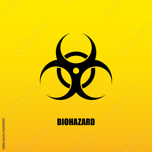 biohazard sign vector image 
