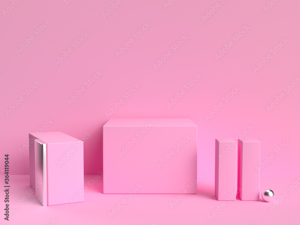 minimal pink pastel scene geometric shape 3d rendering minimal pink pastel scene geometric shape 3d rendering