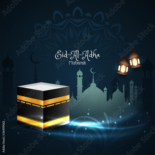 Eid-Al-Adha mubarak beautiful islamic background