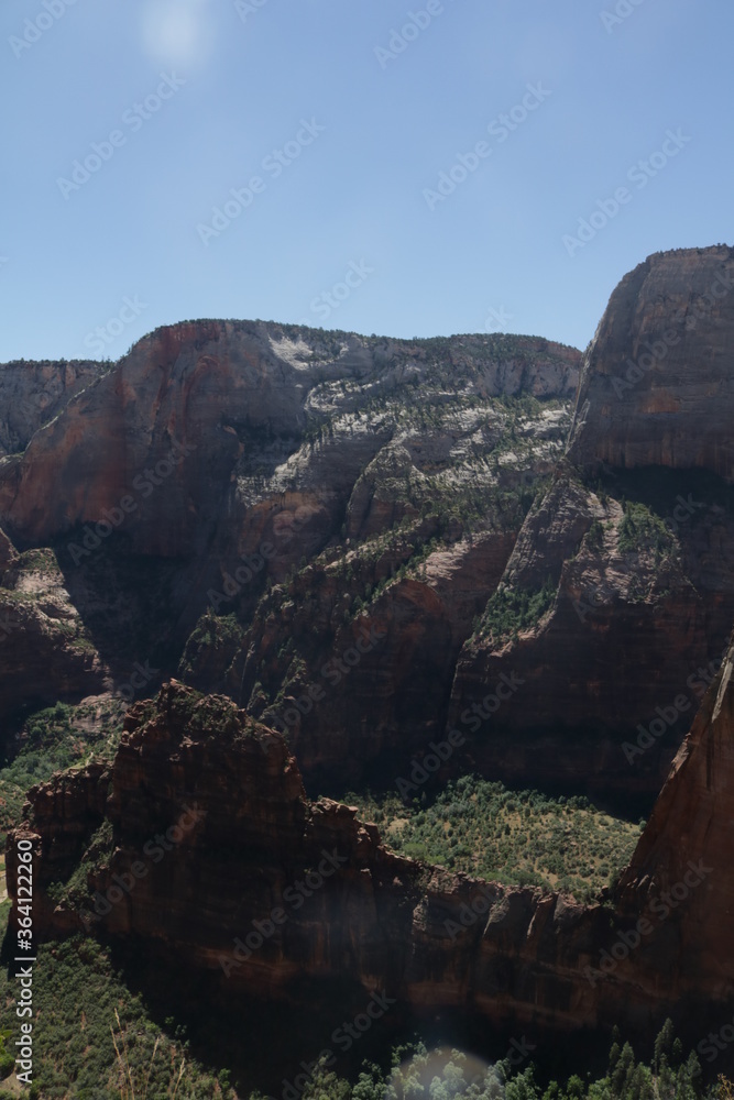 Fototapeta premium Angel's Landing Trail, Zion National Park, Utah