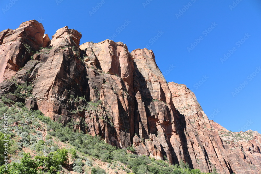 Obraz premium Exploring Zion National Park in summer