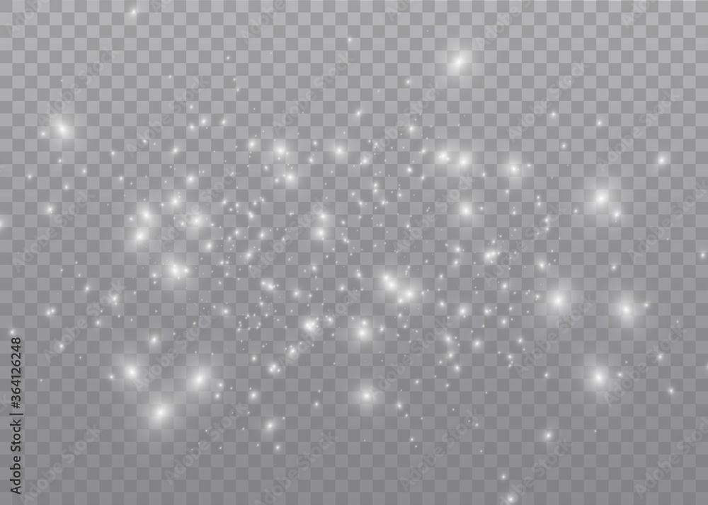 White dust sparks. White dust sparks.