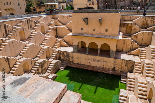 Panna Meena Ka Kund stepwell in Jaipur photo