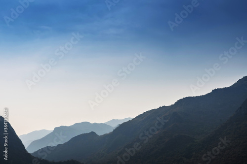View point hill at Prachuap Khiri Khan,Thailand.