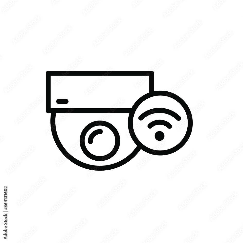 Illustration Vector graphic of cctv icon template Illustration Vector graphic of cctv icon template