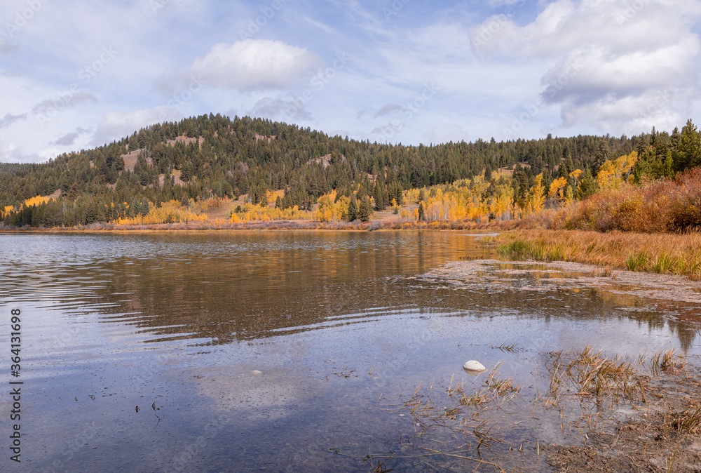 Scenic Landscape in Grand Teton National Park Wyoming in Autumn