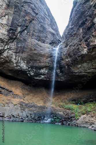 Devkund waterfall near Lonavla, Maharashtra photo