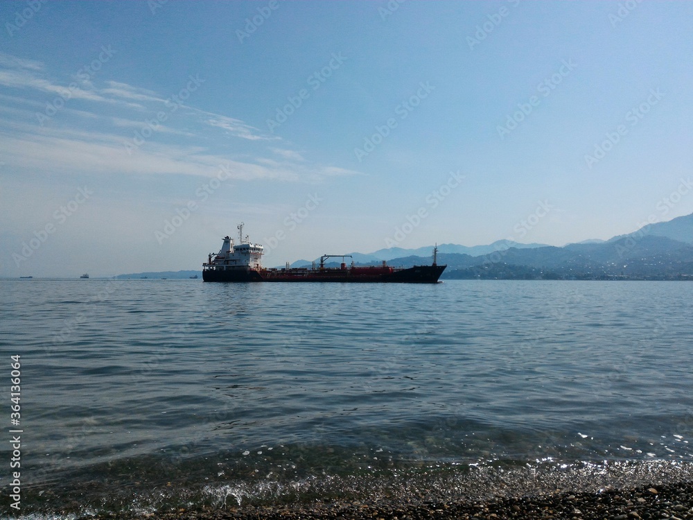 cargo ship in the black sea