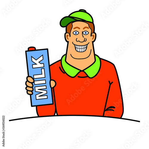 Healthy lifestyle. Free vacancies. Vector scalable color drawing.
