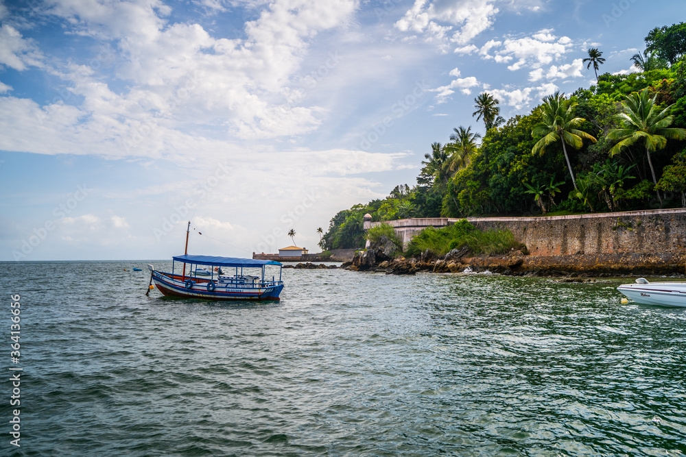 Morro de São Paulo, Brazil, located in Bahia. Its an incredible island and a tourist attraction. 