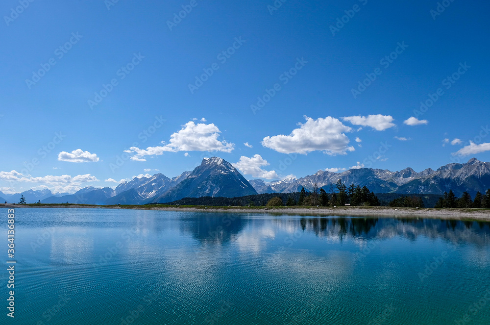 Alpine lake Seefeld 