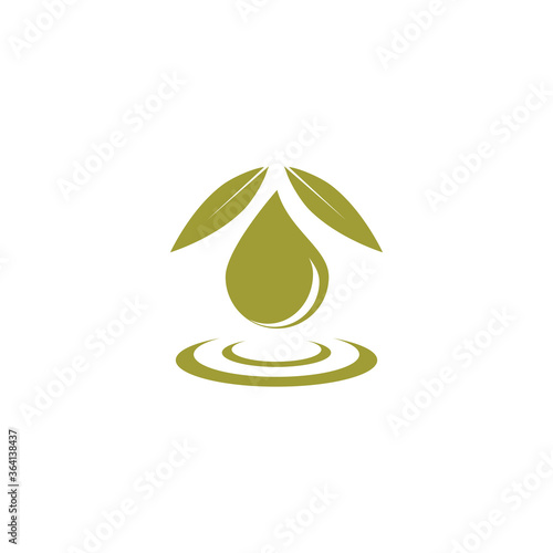 Eucalyptus leaves logo vector template
