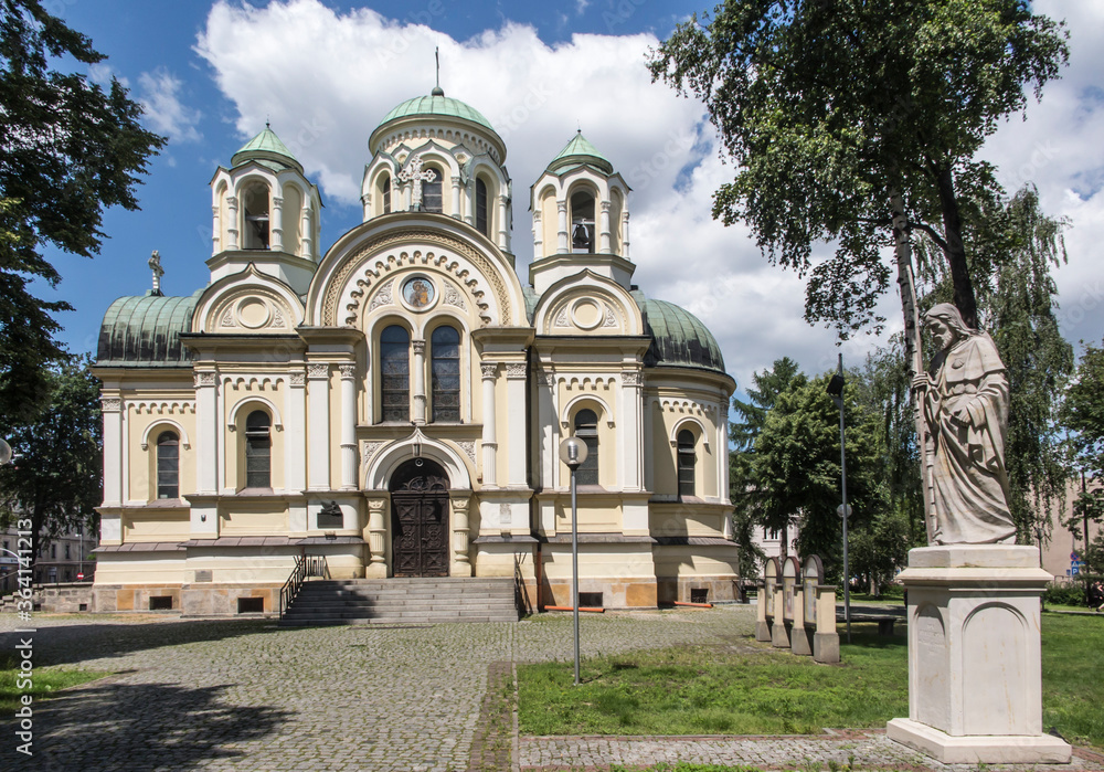 The church dedicated to Saint Jakub in Czestochowa in Poland, The church dedicated to Saint Jakub in Czestochowa in Poland,