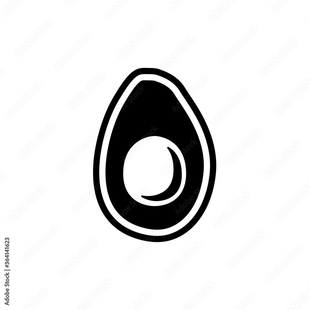 avocado icon vector illustration design avocado icon vector illustration design