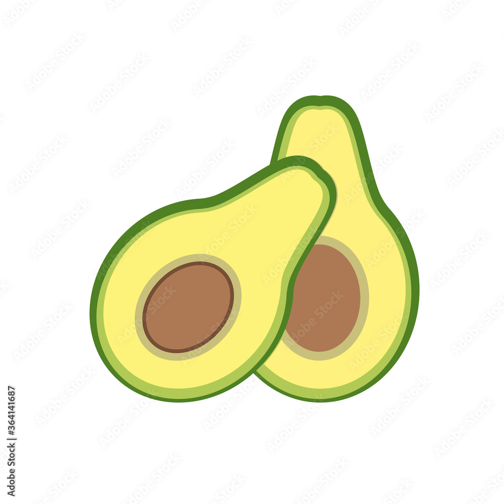 avocado icon vector illustration design avocado icon vector illustration design