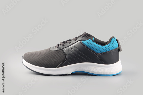 Indian made men's Sports Shoes Isolated on Gray 
