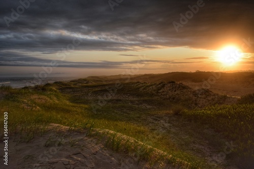 sol atardecer amanecer playa uruguay paisaje © ransilmar