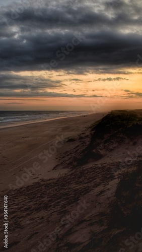 sol atardecer amanecer playa uruguay paisaje © ransilmar