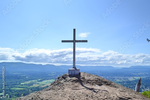 Mount Tzouhalem Cross in Cowichan, BC