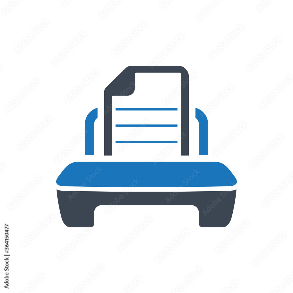 Printer icon ( vector illustration ) Printer icon ( vector illustration )