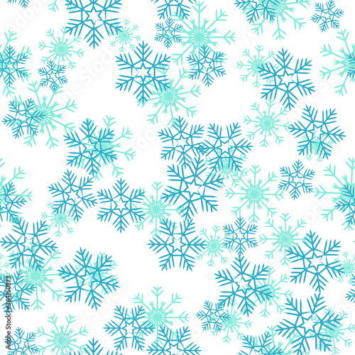 Cute christmas elements seamless pattern background