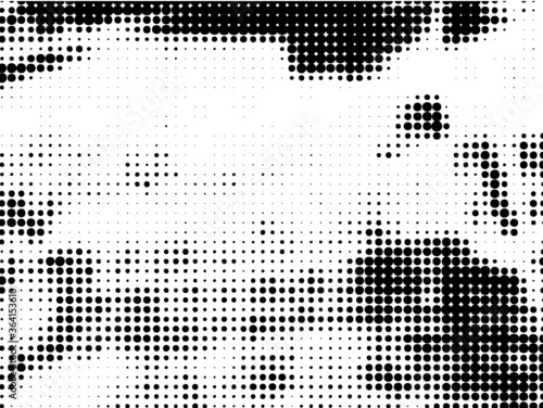 Halftone Pattern. Abstract Halftone Dots. Vector Illustration.