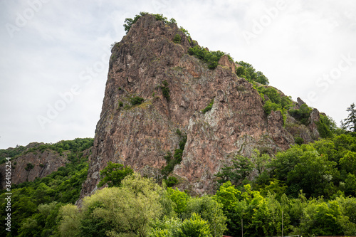 View at rock formation Rheingrafenstein