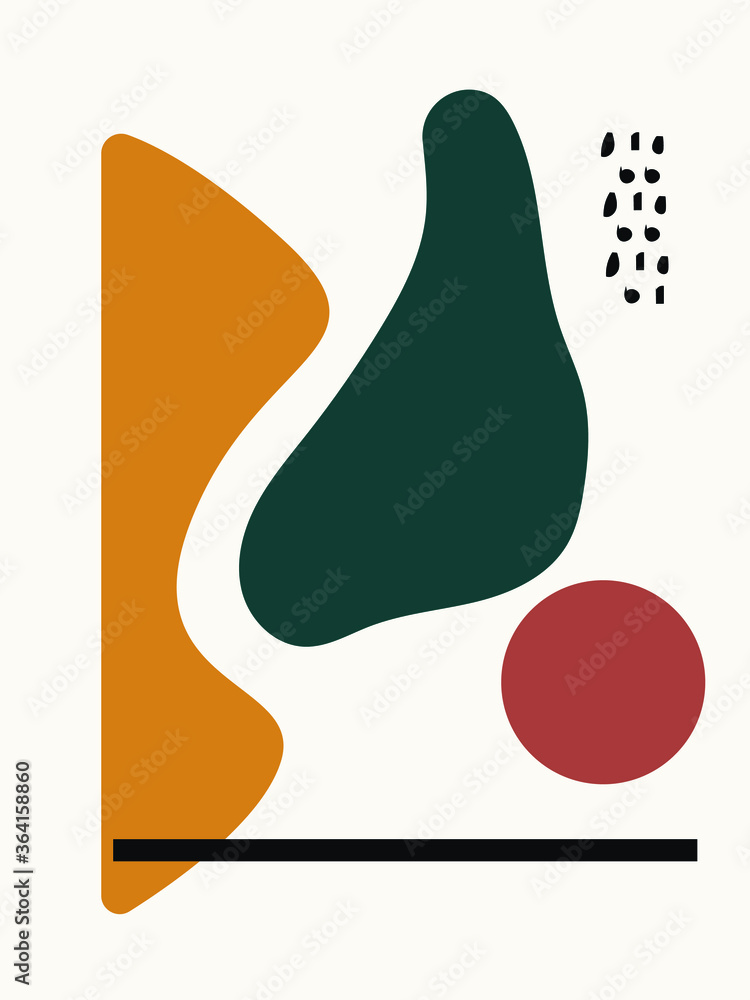 Abstract Mid Century Modern scandinavian Wall Art, Abstract leaf Minimalist Art Modern Print, graphic simple abstract geometric for print. Abstract Mid Century Modern scandinavian Wall Art, Abstract leaf Minimalist Art Modern Print, graphic simple abstract geometric for print.