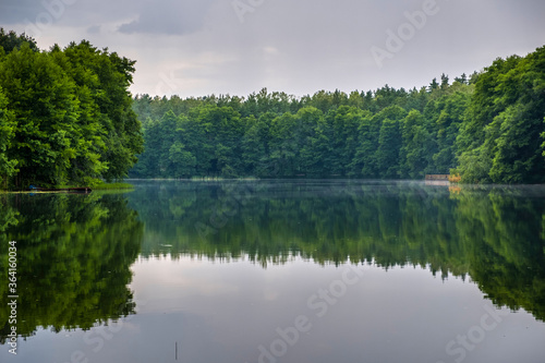 Fototapeta Naklejka Na Ścianę i Meble -  Poland lake masuria fishing nature relax holiday