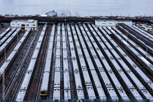 Train station in Hudson Yards