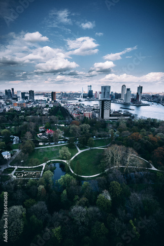 Aerial View of Rotterdam