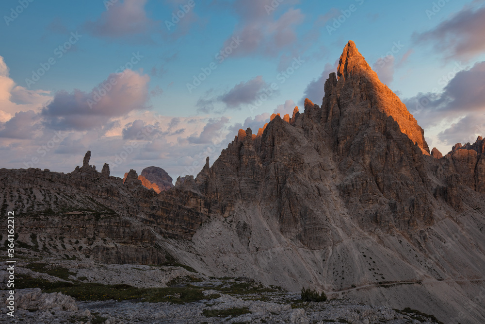 Tre cime di lavaredo Dolomites in Italian alps