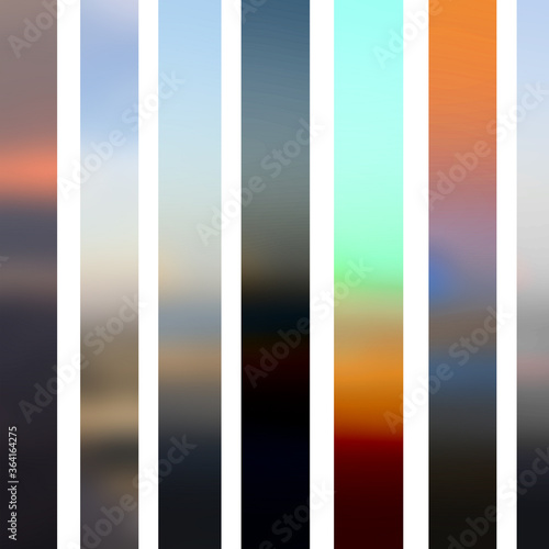 Artistic Vertical Strips in Beautiful Shades of Colors